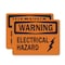 Signmission Electrical Hazard OSHA Warning Sign, Plastic, 10in W x 7in L, 2PK OS-2PACK-WS-P-710-L-19660 - alternate 1